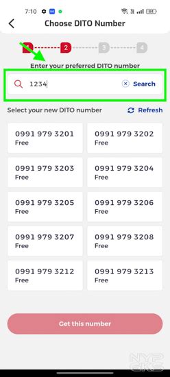 DITO Numbers .